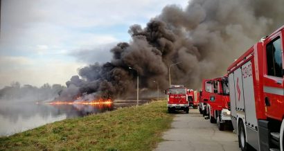 Pożar w zakładach Azoty. Fot. 300gospodarka.pl