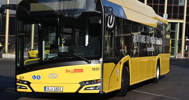 Elektryczny Solaris. Fot BVG
