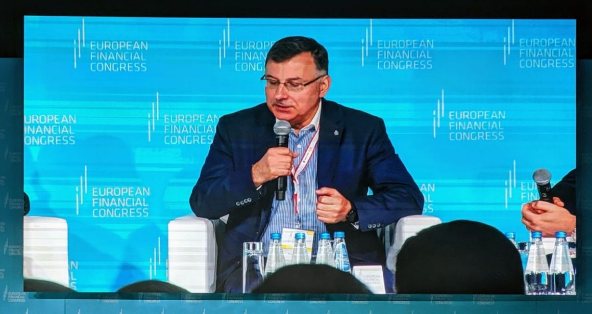 Zbigniew Jagiełło, prezes PKO BP na Europejskim Kongresie Finansowym w Sopocie. Fot. 300Gospodarka