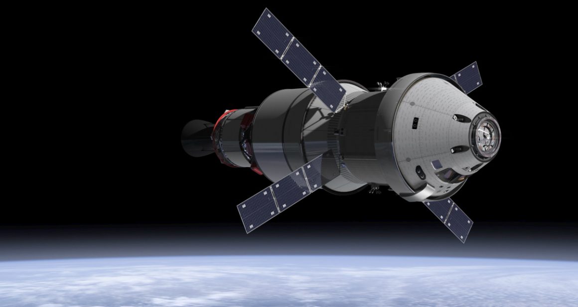 Artystyczna wizja statku Orion w kosmosie. Fot. NASA (domena publiczna)