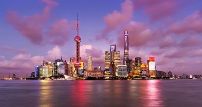 Biznesowa dzielnica Pudong. Szanghaj, Chiny. Fot. Shutterstock
