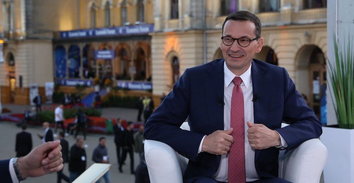 Mateusz Morawiecki podczas Forum Ekonomicznego w Krynicy w 2019 roku. Fot. KPRM