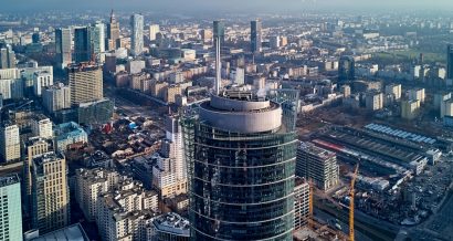 Warsaw Spire, siedziba warszawskiego oddziału Goldman Sachs w Warszawie. Fot. udmurd / Shutterstock.com