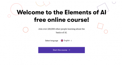 Kurs sztucznej inteligencji elementsofai.com