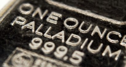 Uncja palladu. Fot. Shutterstock