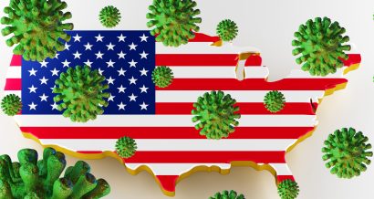 Koronawirus w USA, fot. Shutterstock.