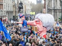 Rpotest przeciwko brexitowi w Londynie pod koniec marca 2019. Według szacunków, wzięło w nim od 700 tys. do 1 mln ludzi. Fot. Ink Drop / Shutterstock.com