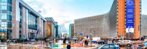 Berlaymont - budynek, w którym ma siedzibę Komisja Europejska, Bruksela. Fot. Forance / Shutterstock.com