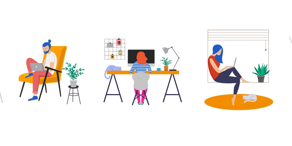 Praca z domu, praca zdalna. Fot. Shutterstock