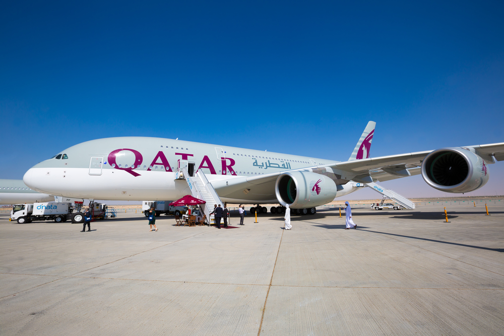 Samolot Qatar Airways. Dmitry Birin / Shutterstock.com