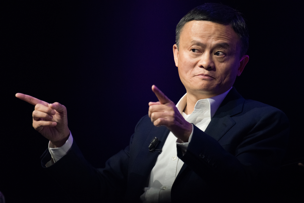 Jack Ma, chiński miliarder, założyciel Alibaba Group, właściciel Ant Group. Fot. Frederic Legrand - COMEO / Shutterstock.com