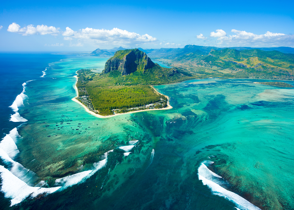 Mauritius z lotu ptaka, fot. Shutterstock.