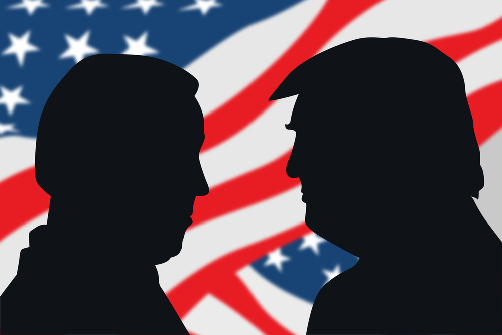 Joe Biden i Donald Trump, debata prezydencka, fot. Yalcin Sonat / Shutterstock.com