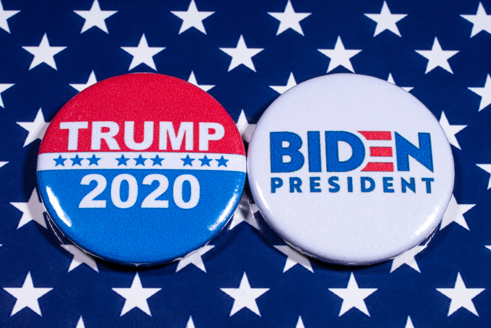 Wybory prezydenckie w USA - Donald Trump i Joe Biden. Fot. chrisdorney / Shutterstock.com