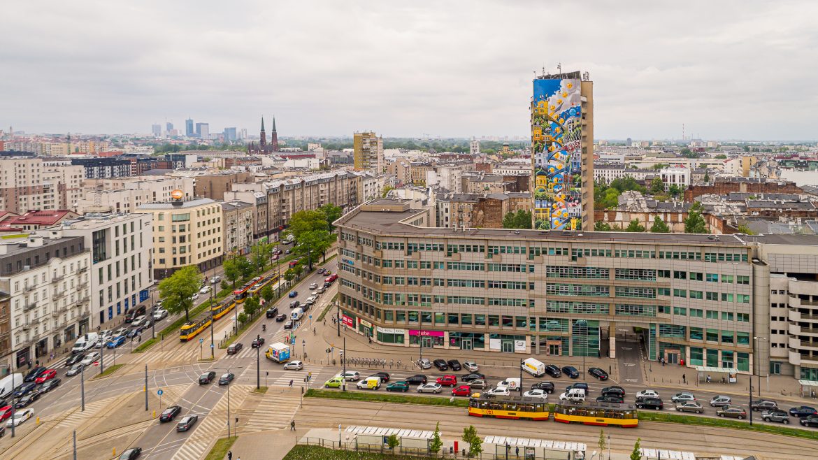 Mural stworzony z okazji Jubileuszu 65-lecia Totalizatora Sportowego, fot. materiały prasowe