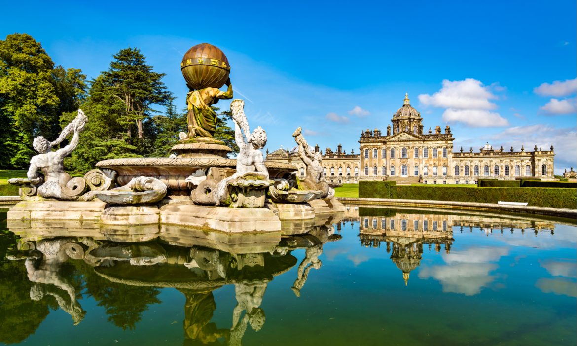 Zamek Howard, który należy do rodziny Howardów, nazywanej Drugą Rodziną Anglii, najbardziej prominentną zaraz po dynastii Windsorów. Fot. Shutterstock