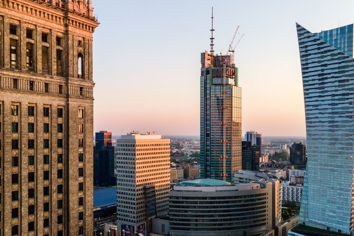 Budynek Varso Tower w budowie, fot. materiały prasowe