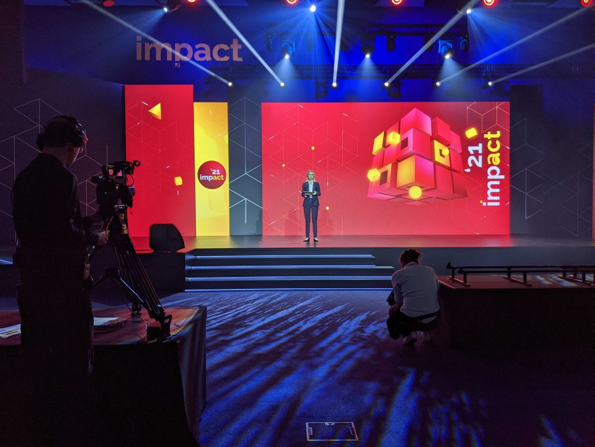 Teresa Czerwińska na scenie Impact'21