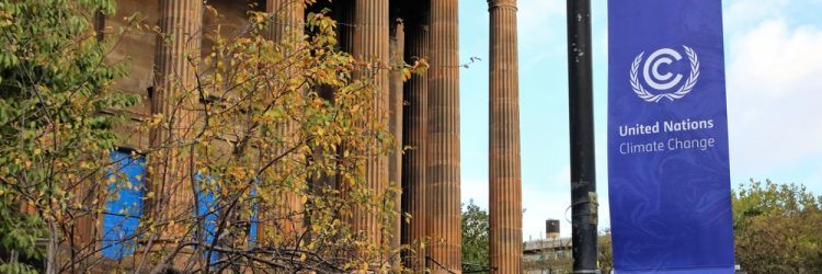 Glasgow podczas szczytu COP26, fot. Philip King / Shutterstock.com