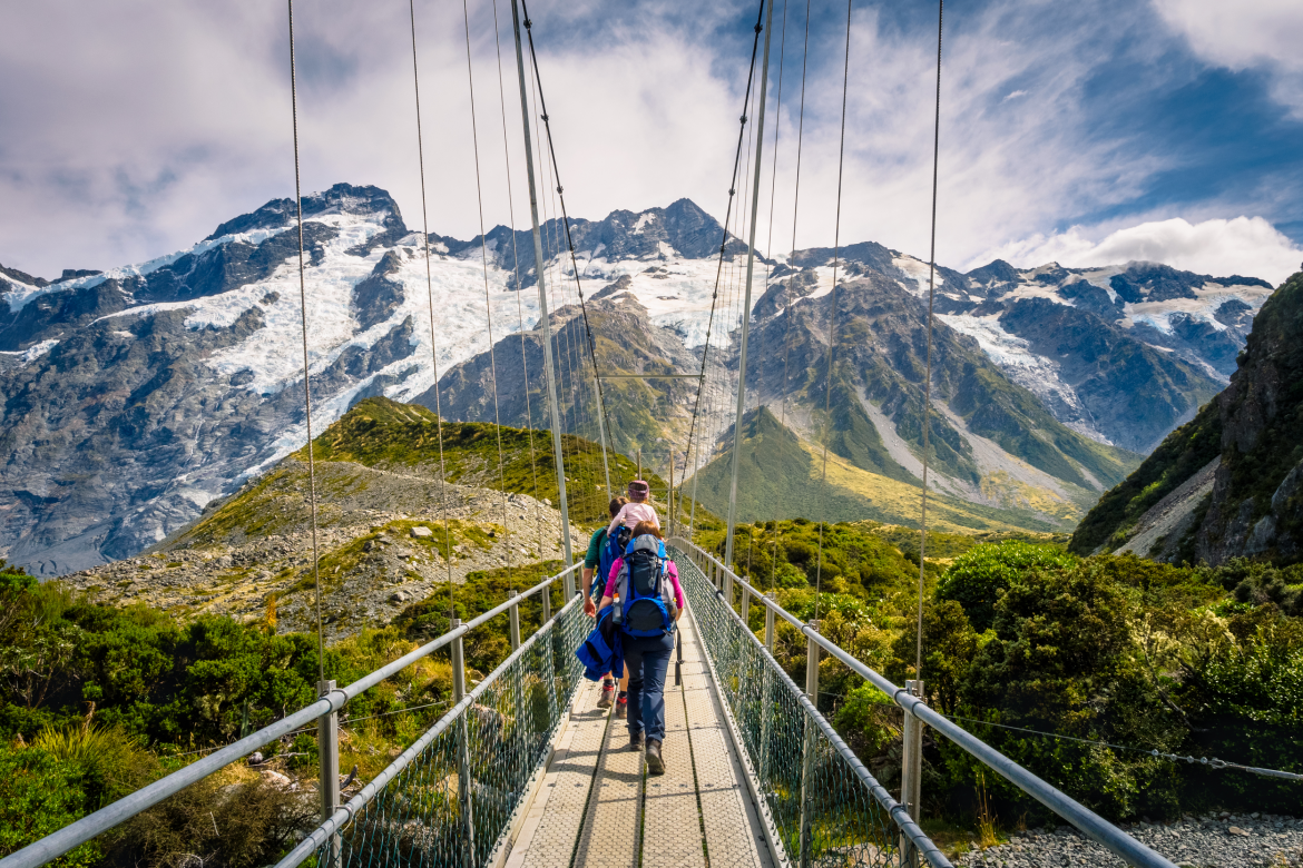 Hooker Valley Track w Mount Cook, Nowa Zelandia, fot. Shutterstock Hooker Valley Track w Mount Cook, Nowa Zelandia, fot. Shutterstock