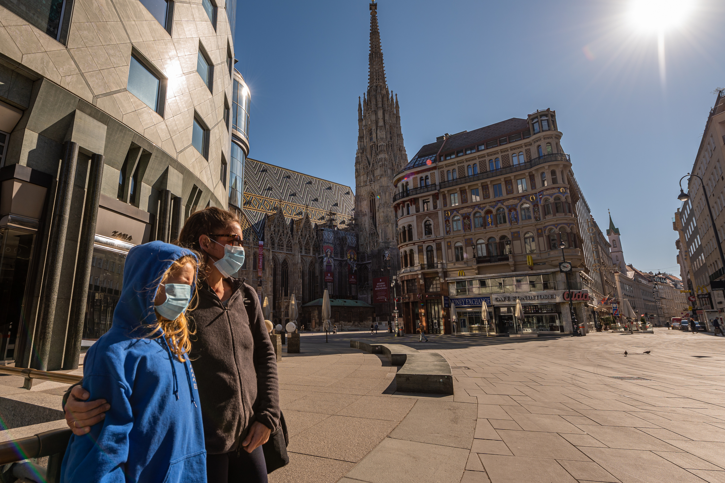 Wiedeń, Austria, omikron, pandemia fot. Shutterstock