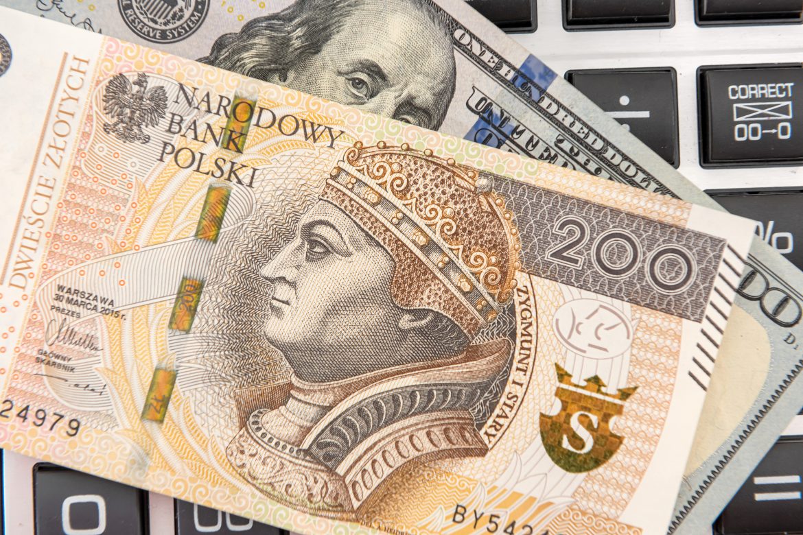 złoty, dolar fot. Shutterstock złoty, dolar fot. Shutterstock