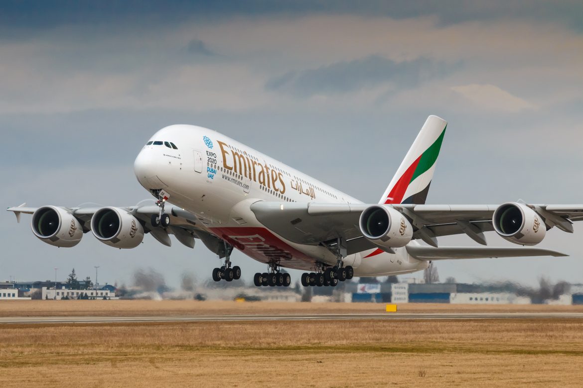a380 Emirates, fot. Rebius, Shutterstock