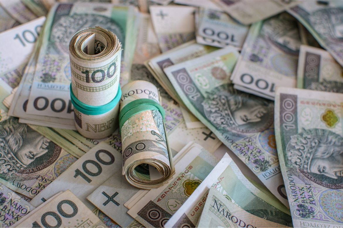 złoty banknoty banknoty stuzłotowe