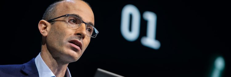 Yuval Noah Harari na Światowym Forum Ekonomicznym w Davos w 2020 roku. Fot. World Economic Forum/Ciaran McCrickard (CC BY-NC-SA 2.0)