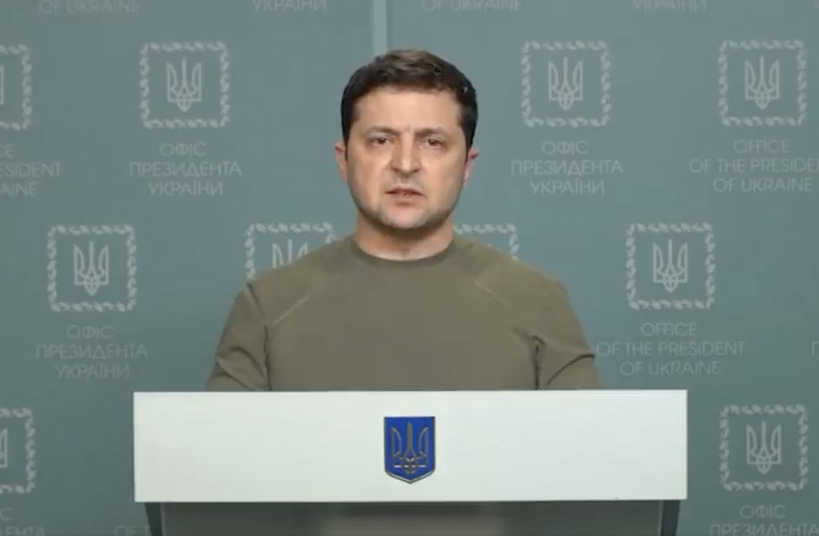 Wołodymyr Zełenski, prezydent Ukrainy