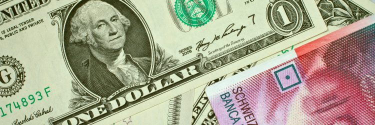 Dolar i frank szwajcarski