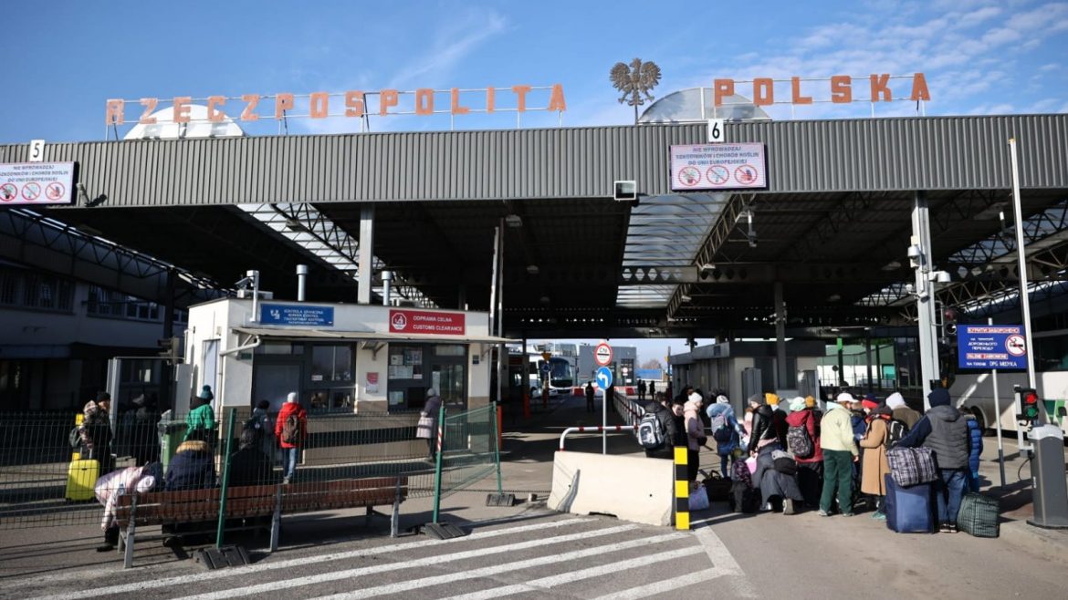 Przejście graniczne w Medyce. Fot. MSWiA Przejście graniczne w Medyce. Fot. MSWiA