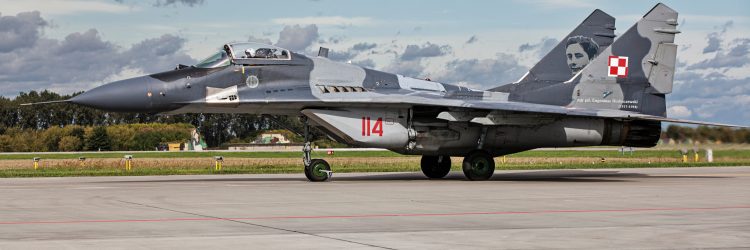 Polski samolot bojowy MIG-29. Fot. Radoslaw Maciejewski / Shutterstock.com
