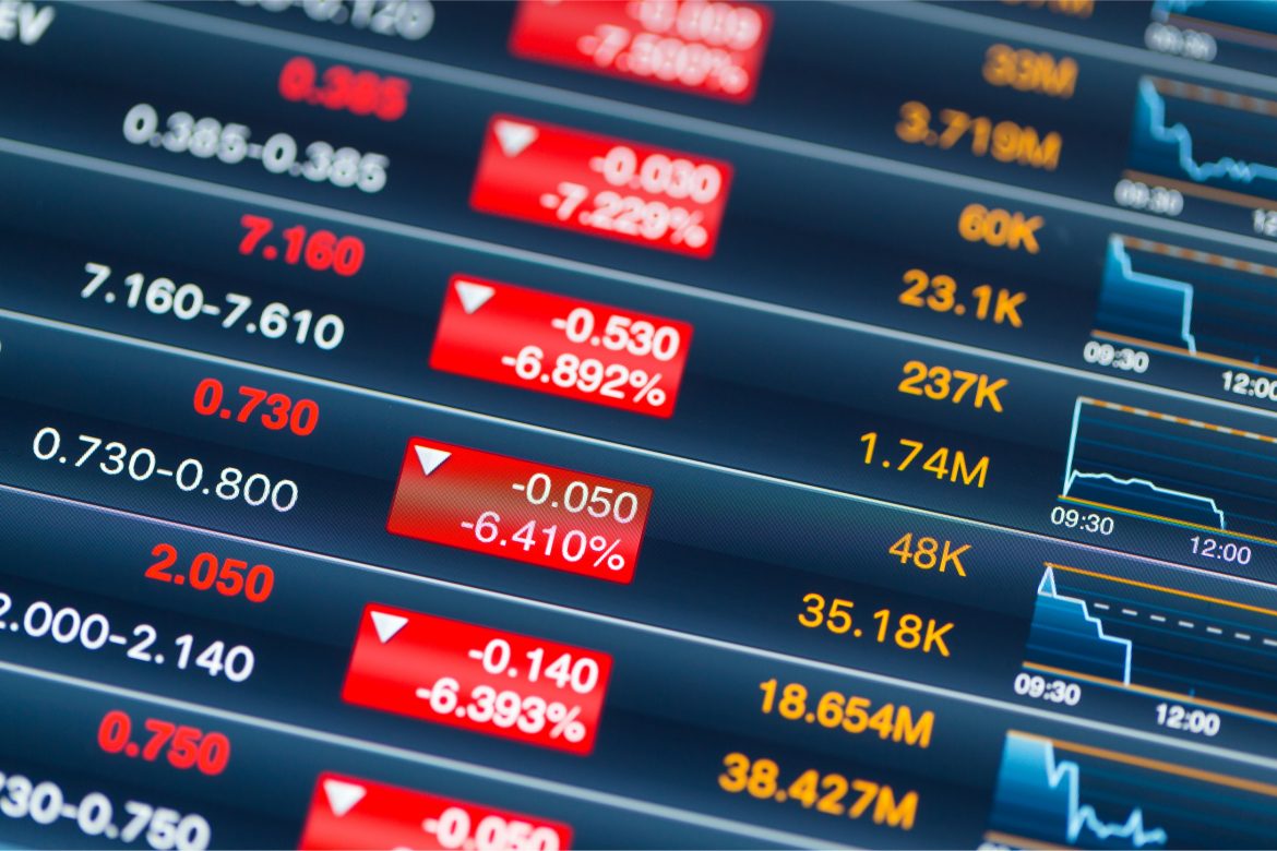 spadek kursu spadek kursu