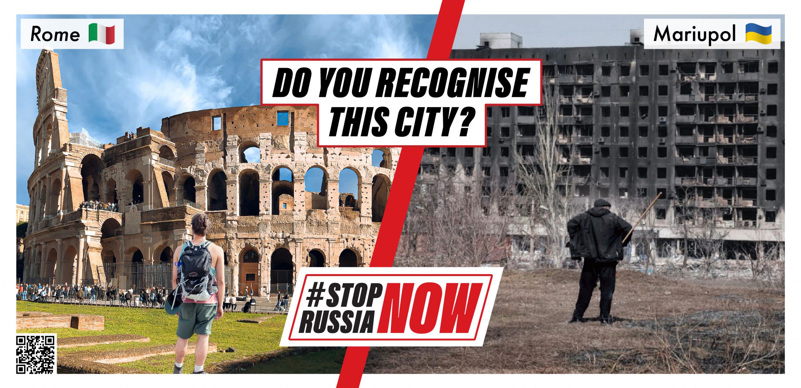 Kampania #StopRussiaNow, akcja billboardowa polskiego rządu