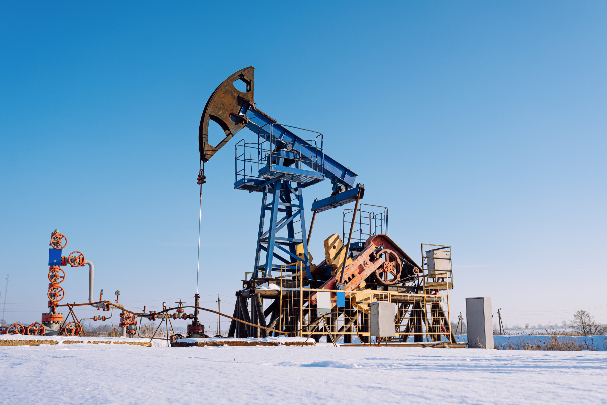Wydobycie ropy na Uralu w Rosji