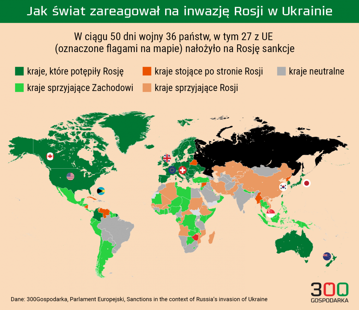 mapka rosja reakcja świata (1)