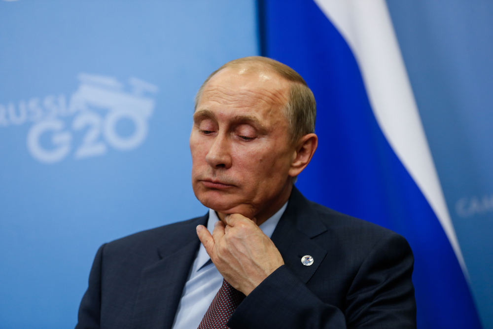Vladimir Putin na szczycie G20 w 2013 roku w St Petersburgu. Fot. Gil Corzo / Shutterstock.com