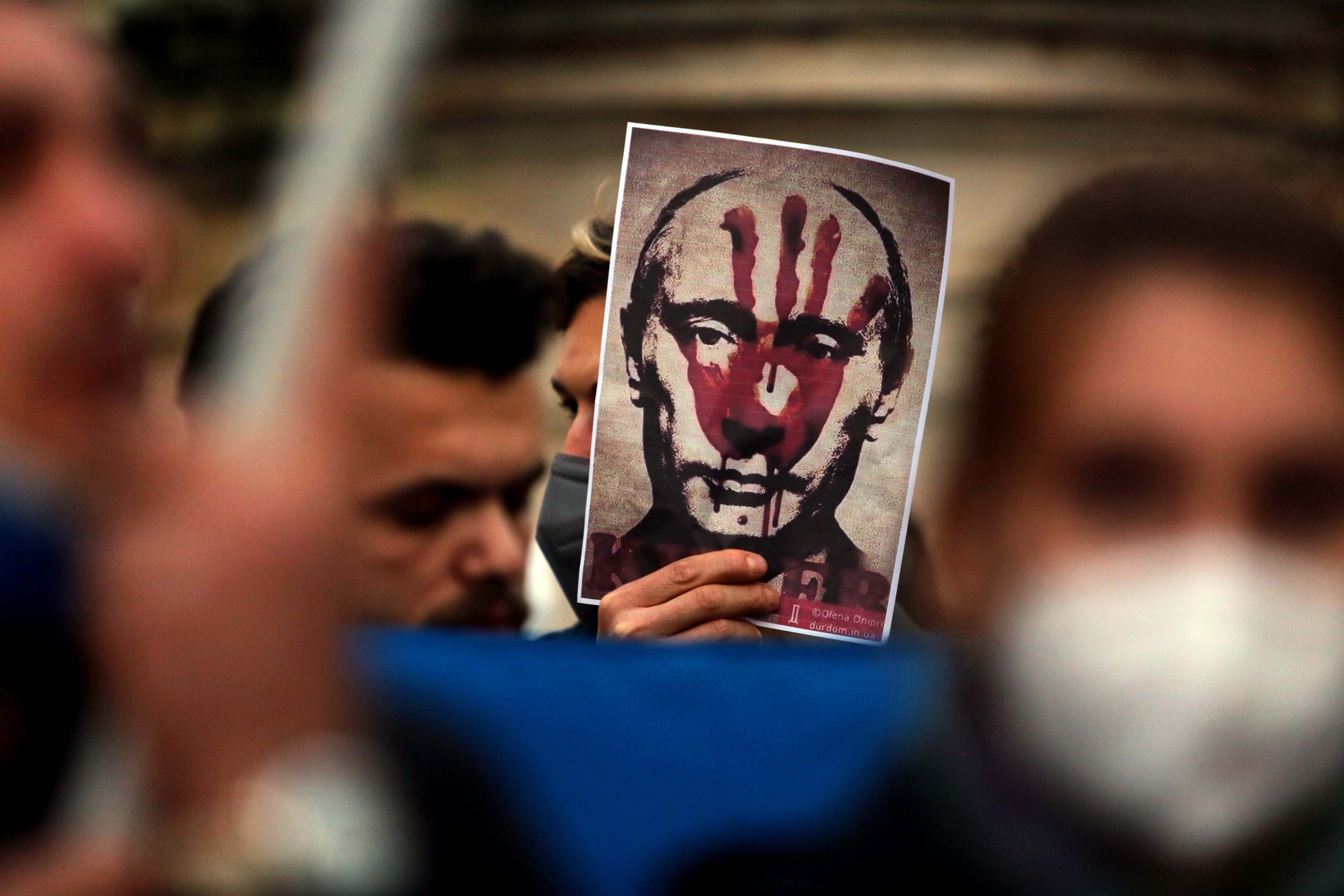 Demonstracja przeciwko reżimowi Putina, fot. Marco Iacobucci Epp, Shutterstock