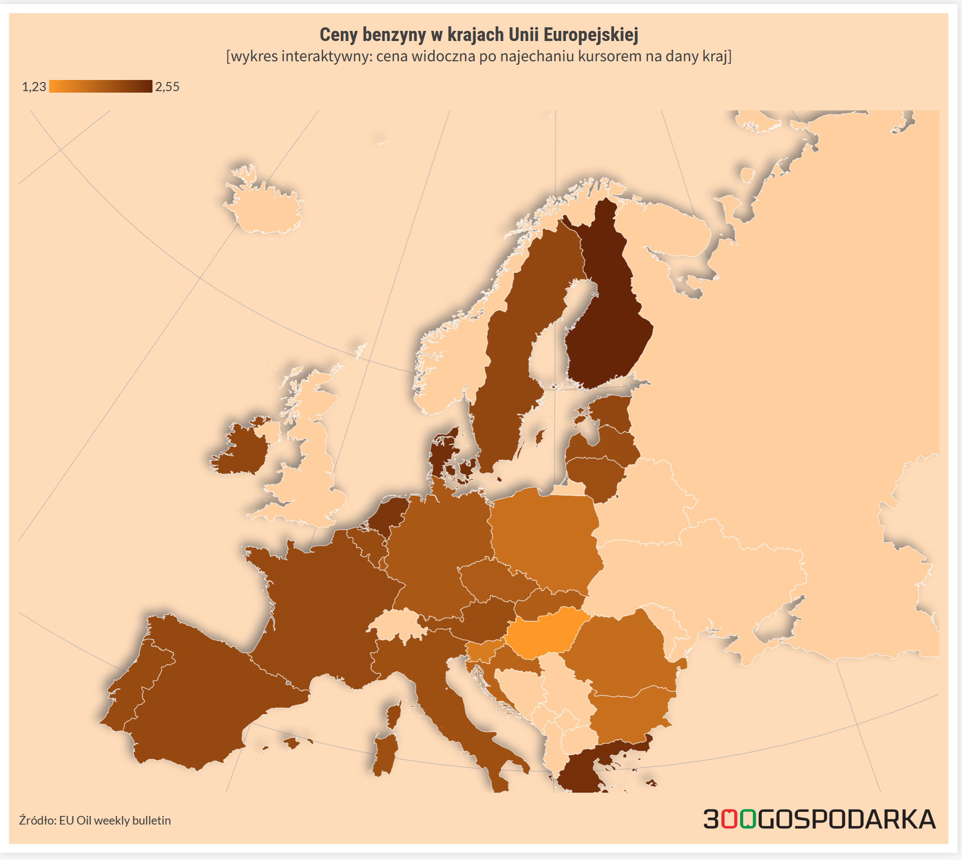 Unde sunt cele mai mici prețuri la benzină astăzi?  Un scurt ghid de combustibil pentru Europa