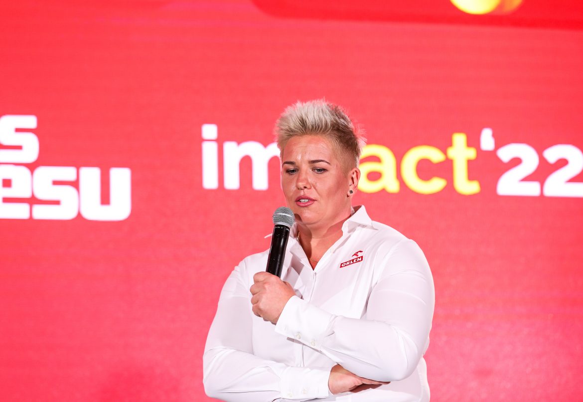 52068702783_56ecc46a3a_o Anita Włodarczyk podczas Impact'22, mat. Partnera