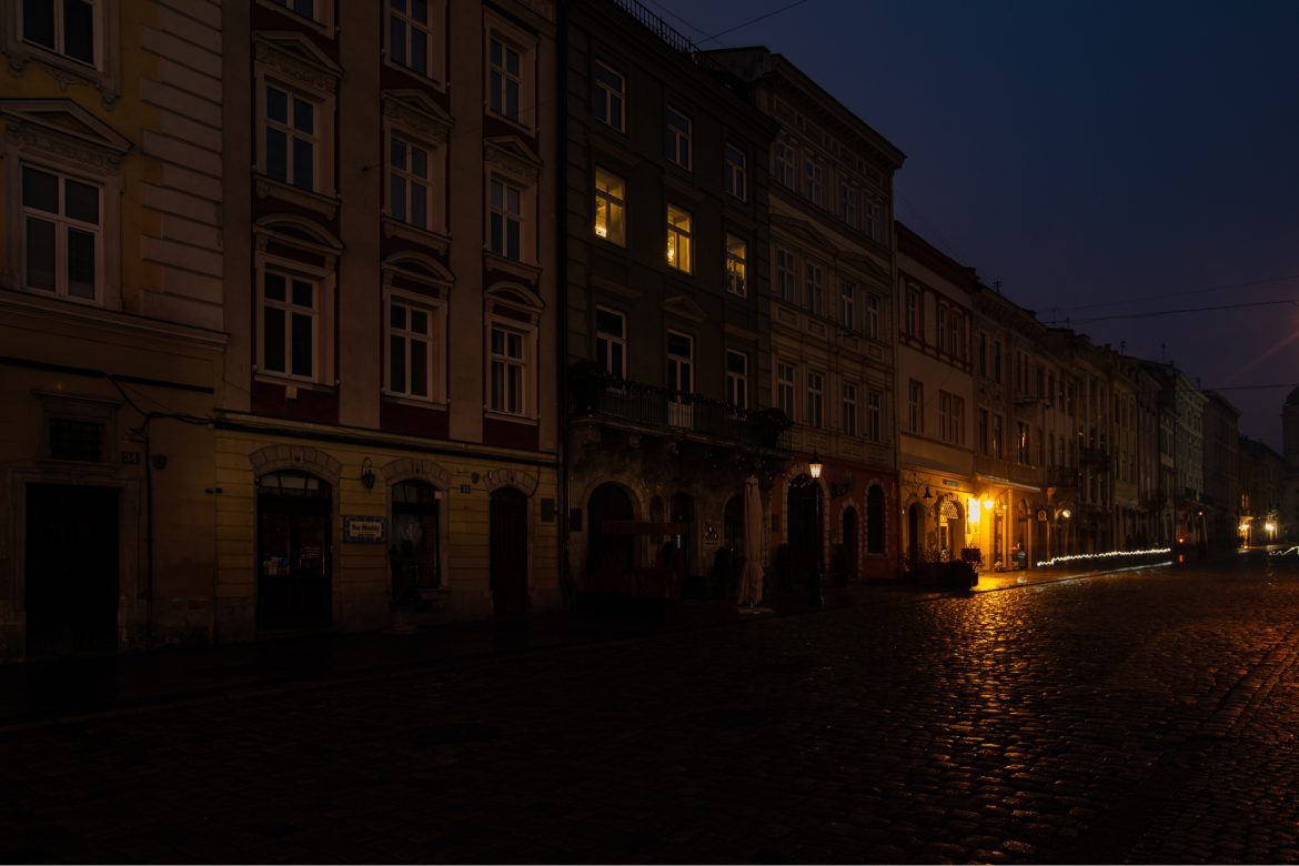 Lwów, częściowy blackout Lwów, częściowy blackout