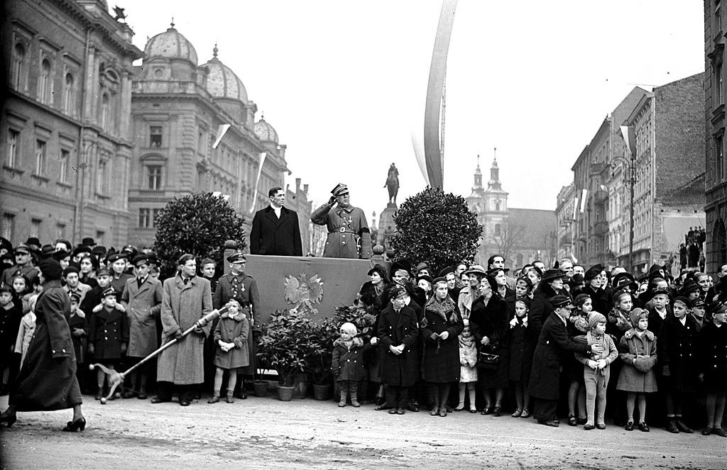 Obchody Święta Niepodległości w Krakowie 11 listopada 1938, fot. Narodowe Archiwum Cyfrowe
