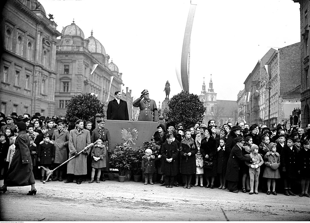 Obchody Święta Niepodległości w Krakowie 11 listopada 1938, fot. Narodowe Archiwum Cyfrowe
