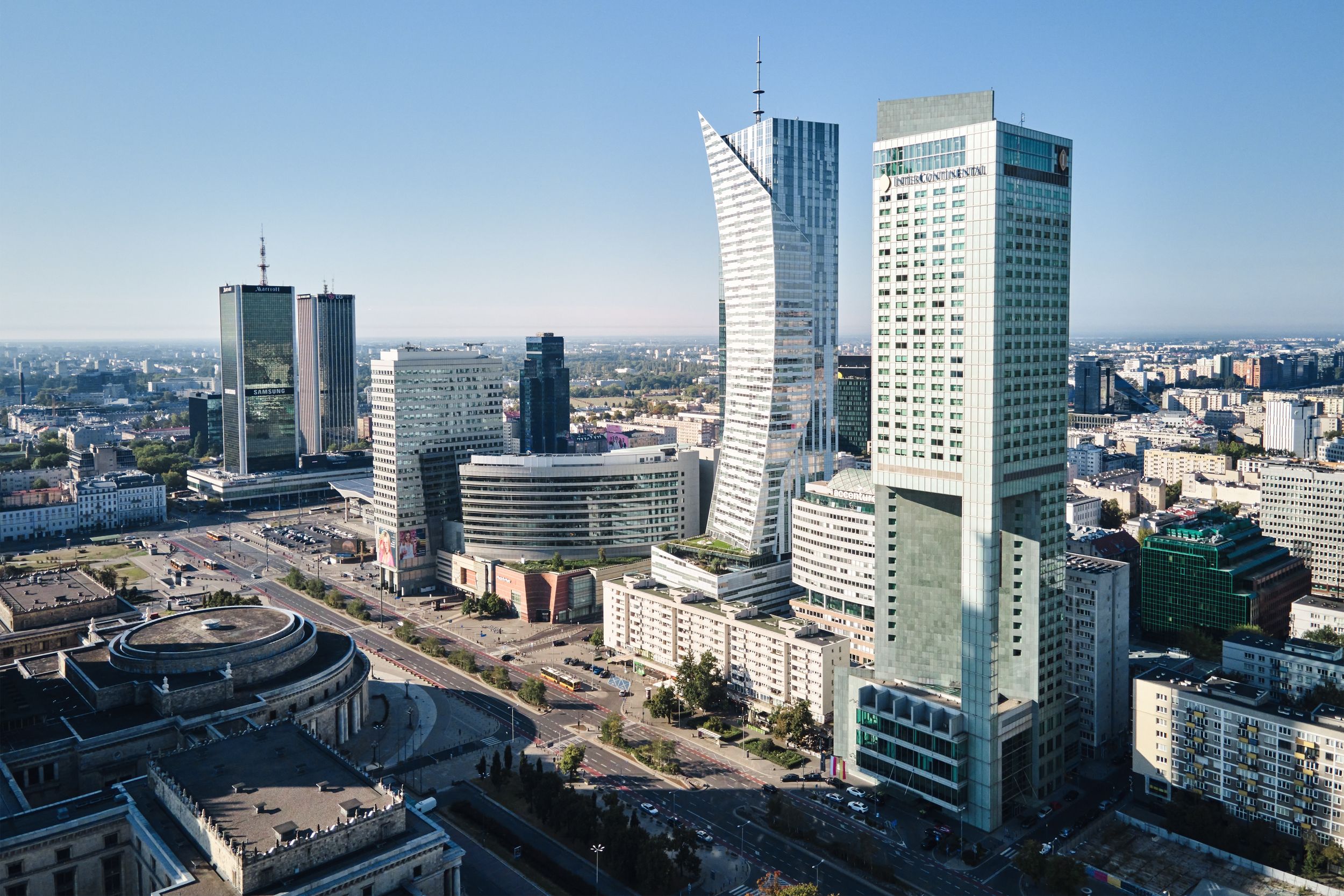 Biurowce w Warszawie, fot. Shutterstock