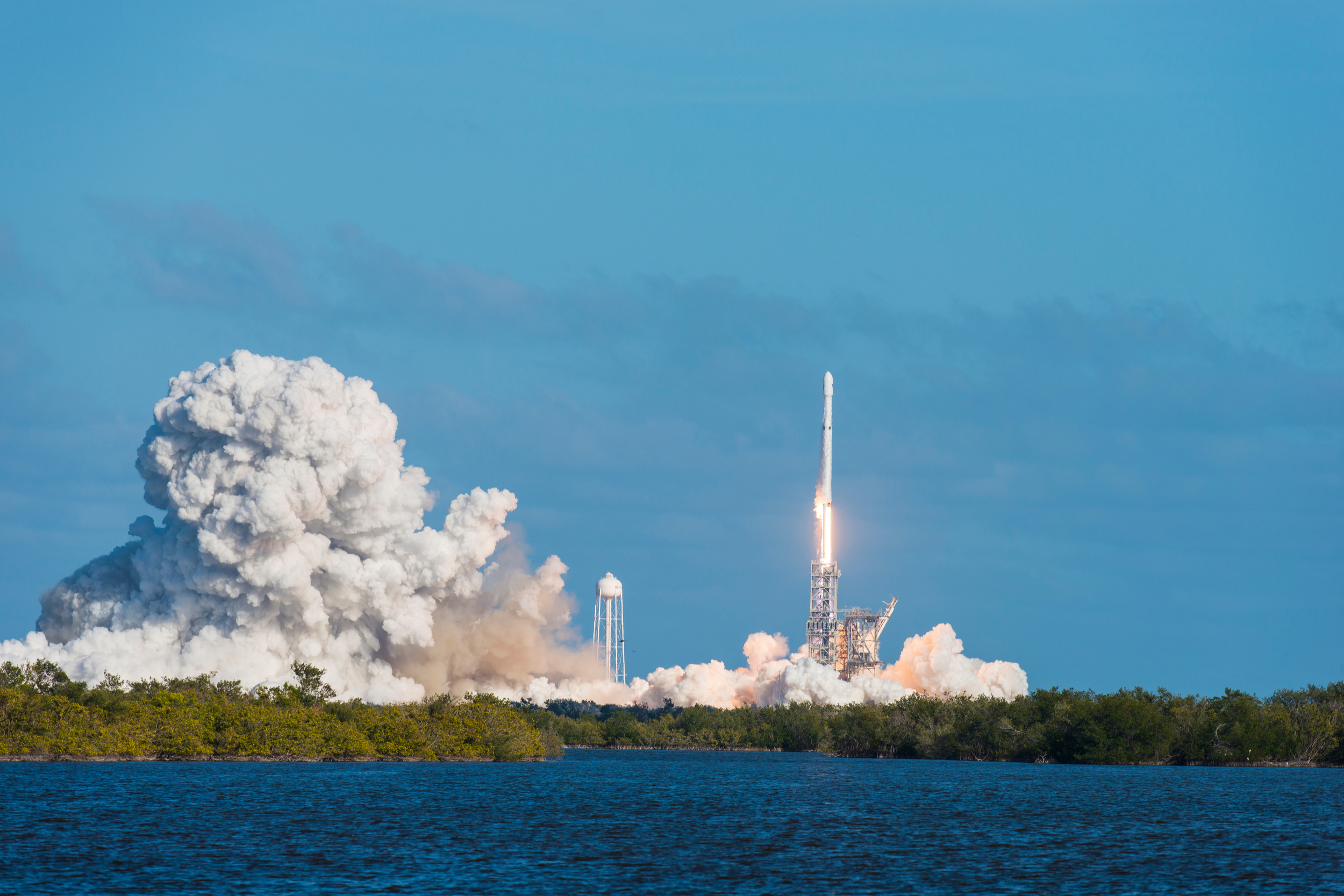 Start rakiety Falcon 9, SpaceX, starlink, SpaceX