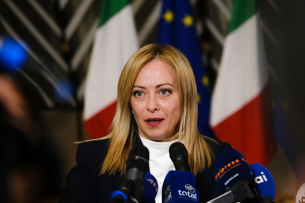 podatek bankowy we Włoszech, premierka Giorgia Meloni deklaruje pełną odpowiedzialność, fot. Shutterstock