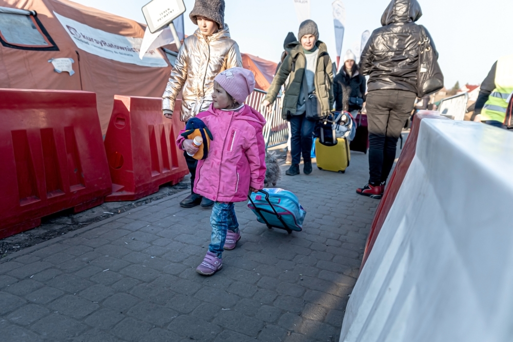 migracje, uchodźcy z Ukrainy, fot. Shutterstock