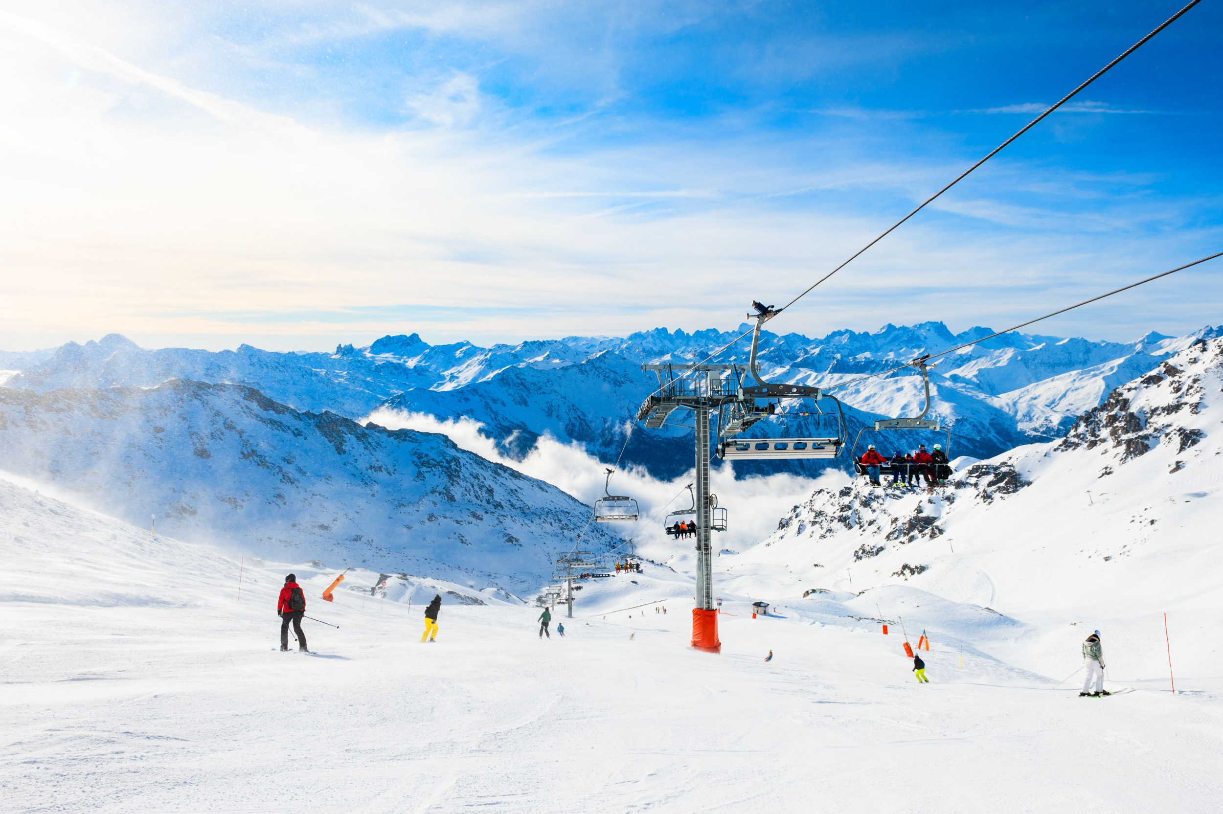 Ośrodek narciarski w Alpach, fot. Shutterstock
