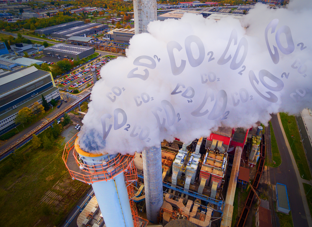 Emisje CO2 z paliw kopalnych, fot. Shutterstock